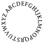 alphabet circulaire