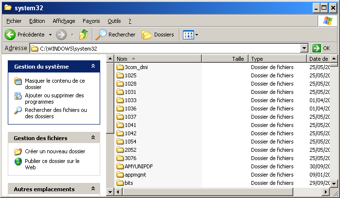 windows explorer détails